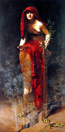 0002 Oracle of Delphi by John Collier